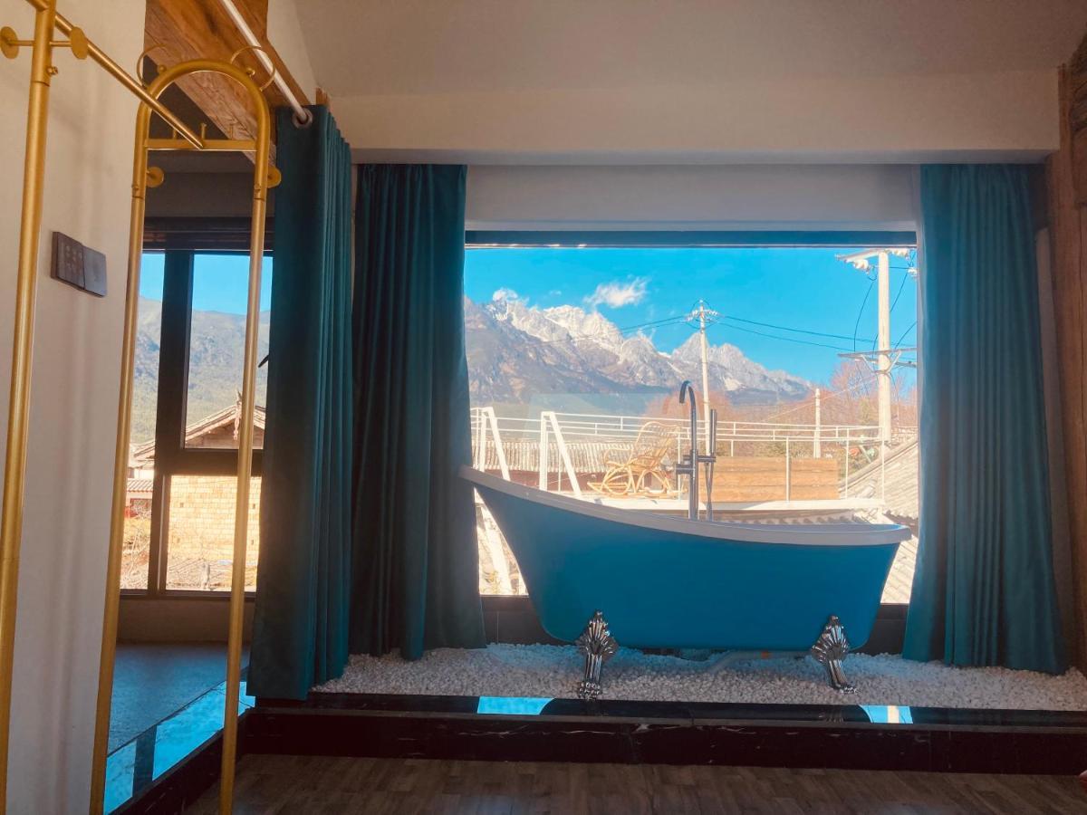 玉龙白沙普宿客栈 Lijiang  Exterior foto