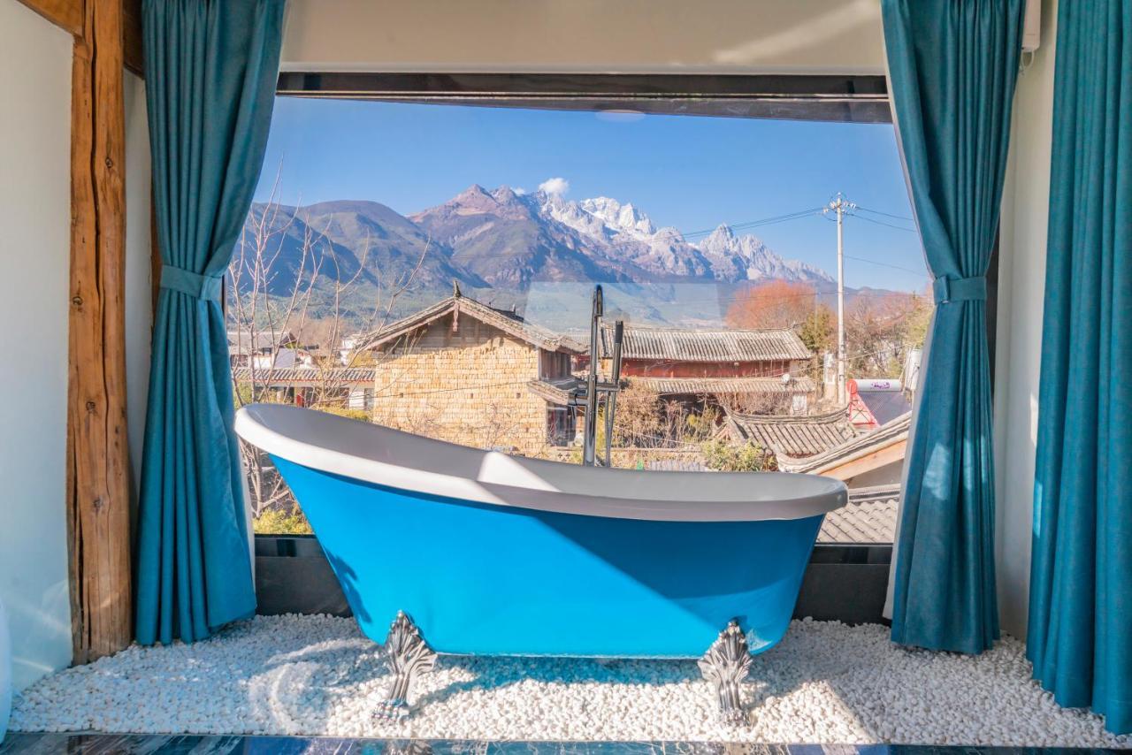 玉龙白沙普宿客栈 Lijiang  Exterior foto